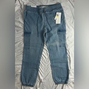 Tinseltown Denim Blue Cargo Joggers
